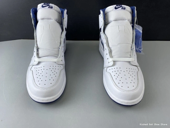 Kicked Out Shoe Store (2016) Retro Navy Metallic Jordan 1 Air 555088-106 0714